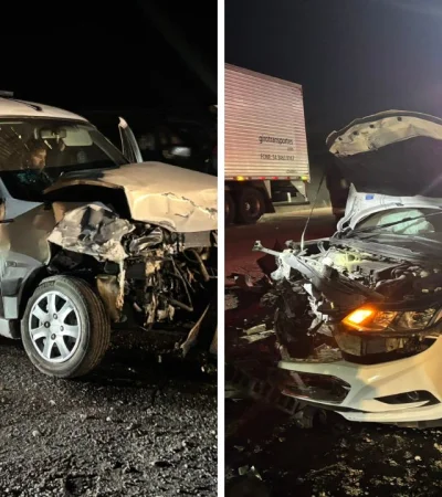 Caos vehicular en Ruta 7 tras choque entre un Cruze y una Partner.