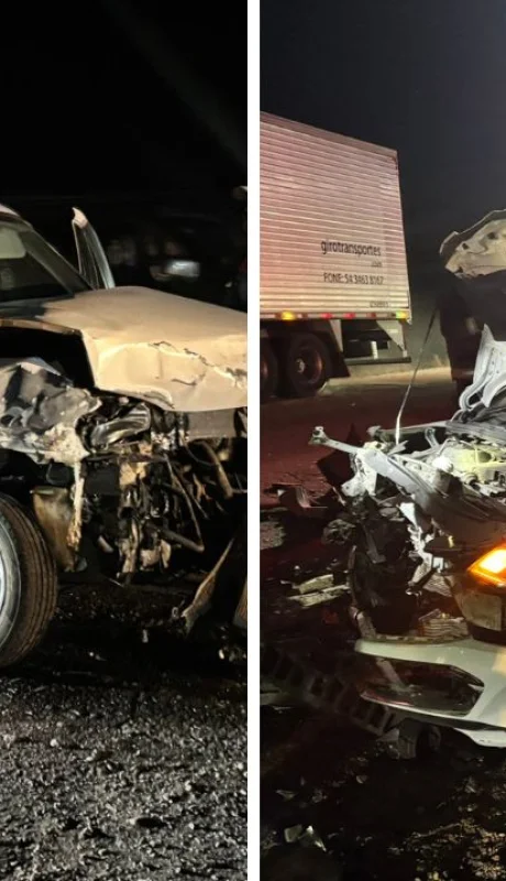 Caos vehicular en Ruta 7 tras choque entre un Cruze y una Partner.