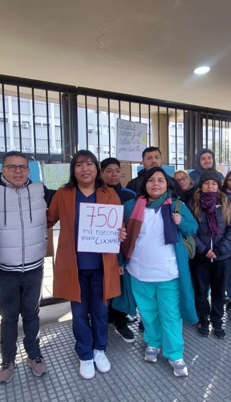 Paro en la salud pública.