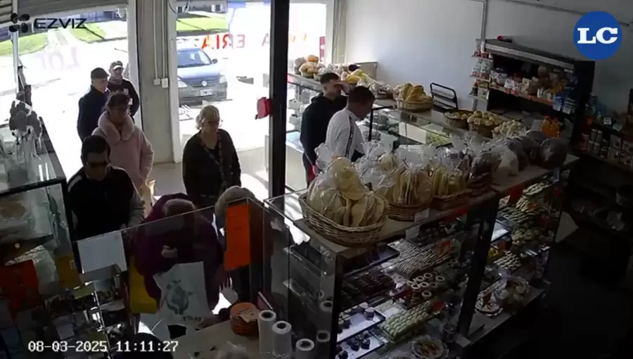 Las imágenes del video fueron publicadas por el sitio La Capital.