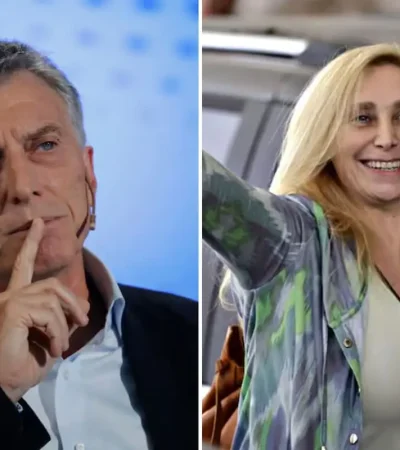 Mauricio Macri y Karina Milei.