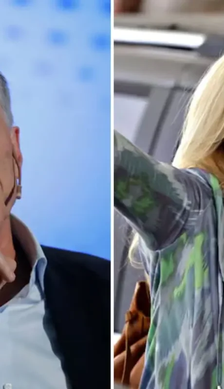 Mauricio Macri y Karina Milei.