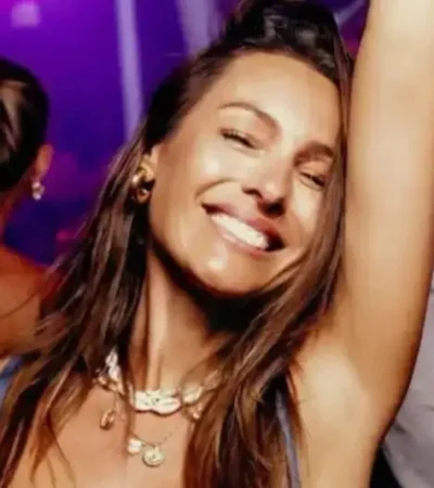 Pampita bailando en Ibiza.