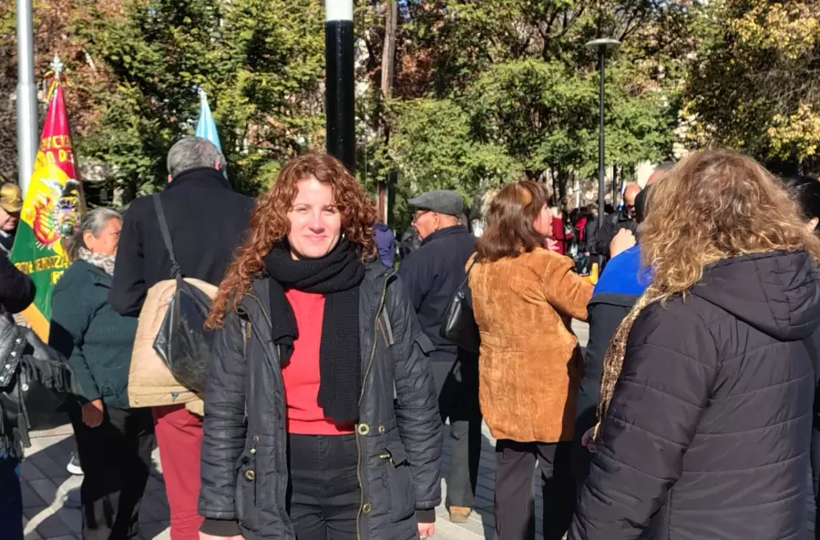 Diputada nacional en primer término por el Frente de Izquierda, Micaela Blanco Minoli.