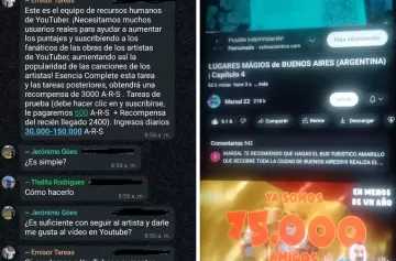 Ofrecen dinero fácil por tareas desde WhatsApp: el extraño grupo KRJJ 279