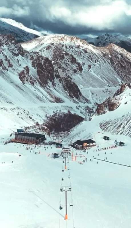 Centro de esquí La Hoya, Esquel, provincia de Chubut.