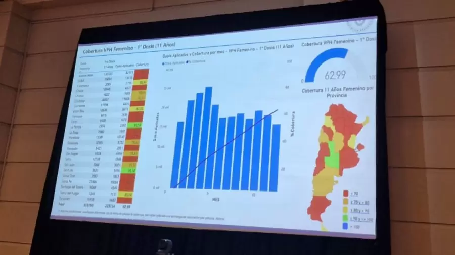 Las cifras del Registro Federal de Vacunación Nominalizado.