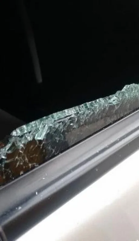 Cristal roto. Imagen ilustrativa