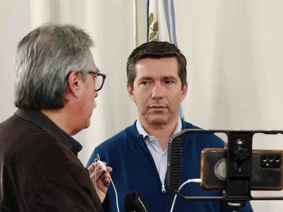 Presidente del Comité Provincial de la UCR y titular de la Cámara de Diputados, Andrés Lombardi.