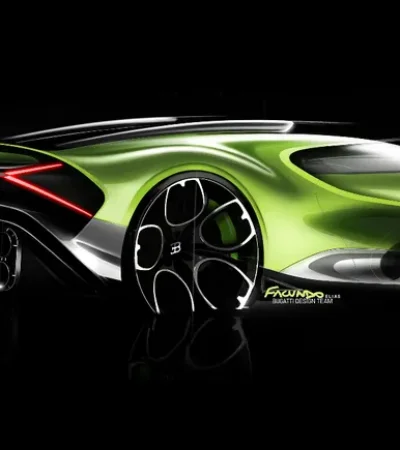 Bugatti Brouillard, firmado por Facundo Elías.