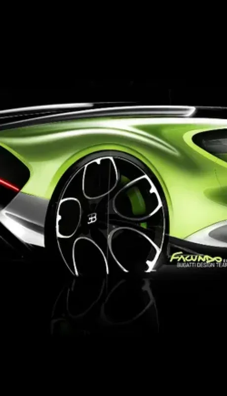 Bugatti Brouillard, firmado por Facundo Elías.