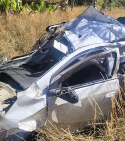 El auto de la tragedia.