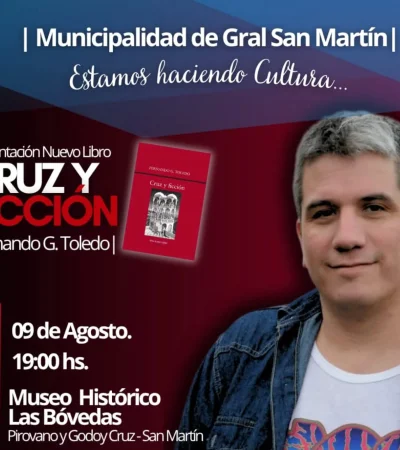 Fernando G. Toledo presenta su nuevo libro.