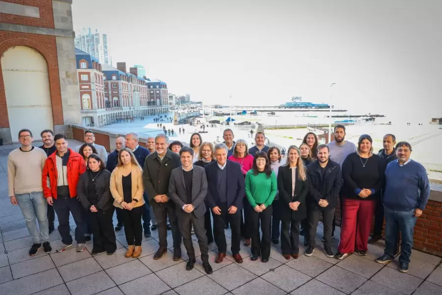 Kicillof con la lista marplatense