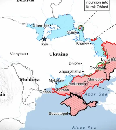 Uno de los puntos más difíciles de conciliar es la repartición territorial y Trump propone una iniciativa bastante compleja.