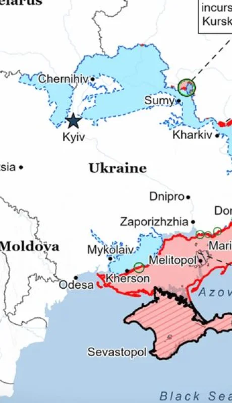 Uno de los puntos más difíciles de conciliar es la repartición territorial y Trump propone una iniciativa bastante compleja.