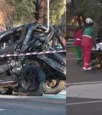 Triple choque en General Paz.