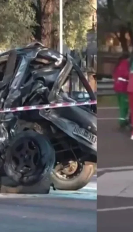 Triple choque en General Paz.