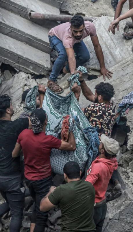 Efectos de tres años de guerra./