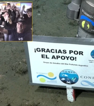 El agradecimiento de los científicos del CONICET/ Fuente: CONICET