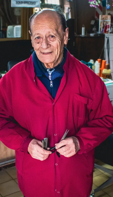 Carlos Héctor Luffi, el peluquero de Villa Hipódromo