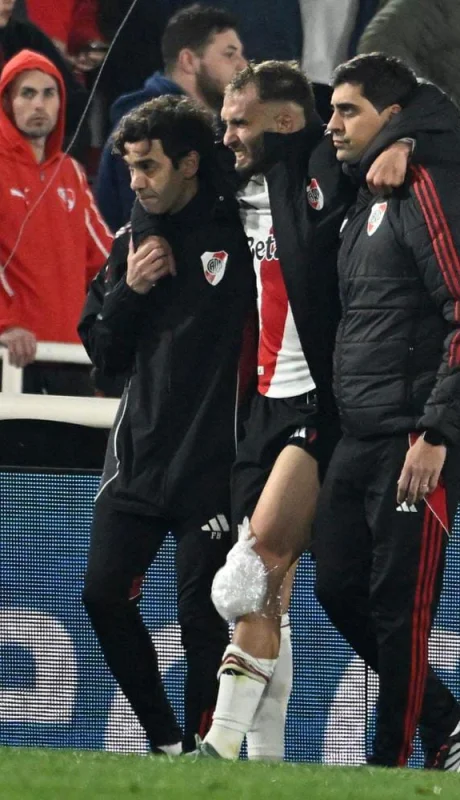 Pezzela se rompió los ligamentos.
