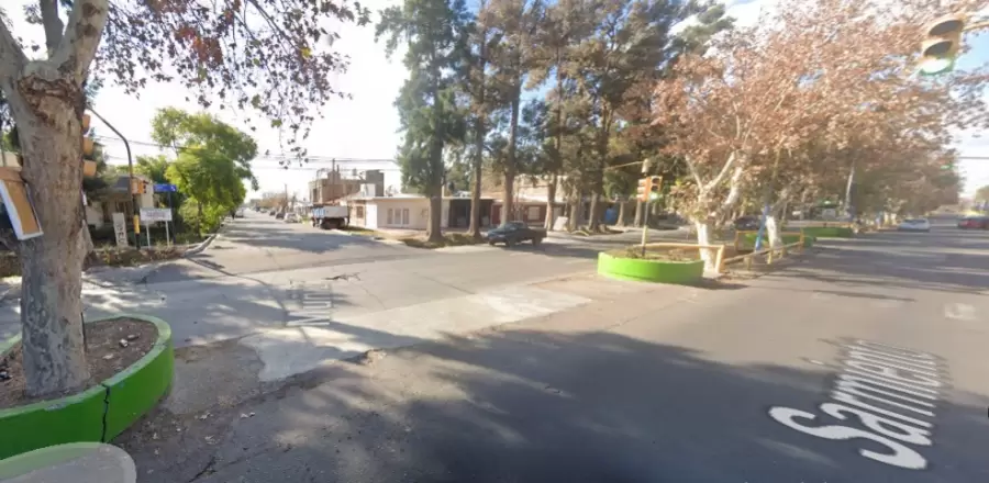 Sarmiento y Muñiz, la esquina del incendio.