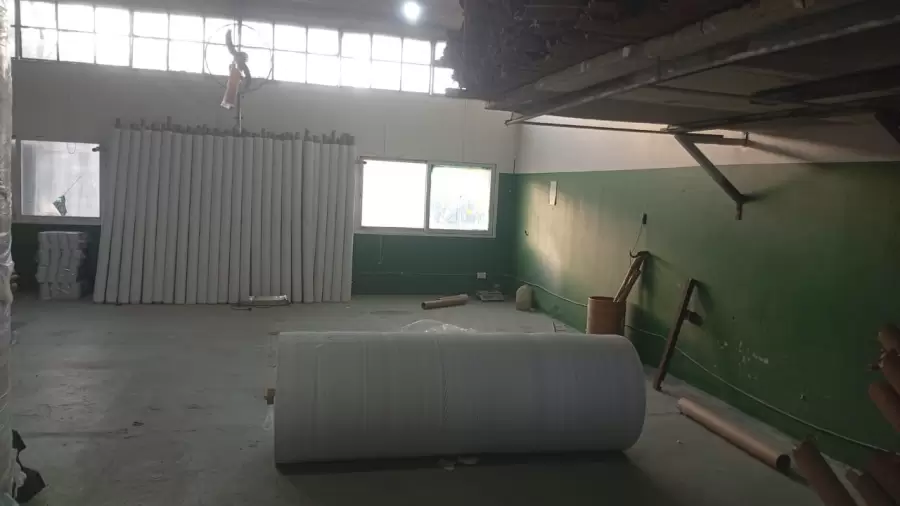 La fábrica completamente desmantelada.