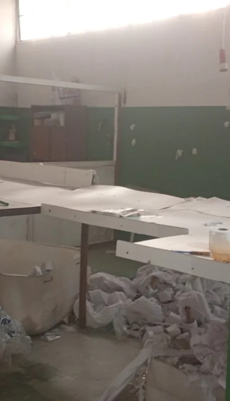 Fábrica desmantelada.