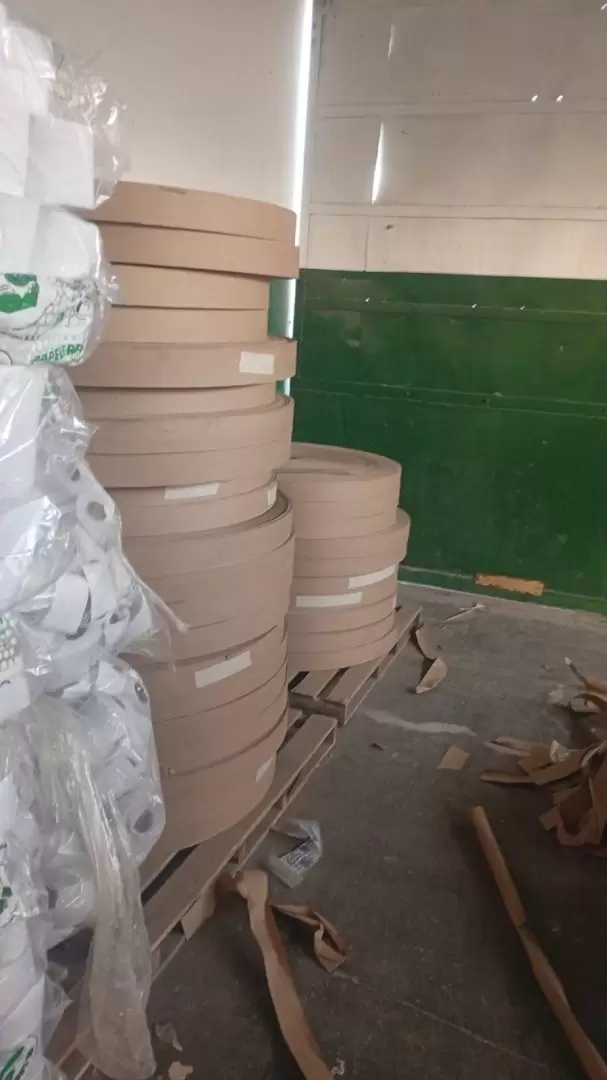 Cada una de las rodelas para hacer tubos pesa alrededor de 30 kilos.