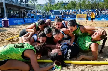 La Selección argentina de beach handball ganó el oro en los World Games de China