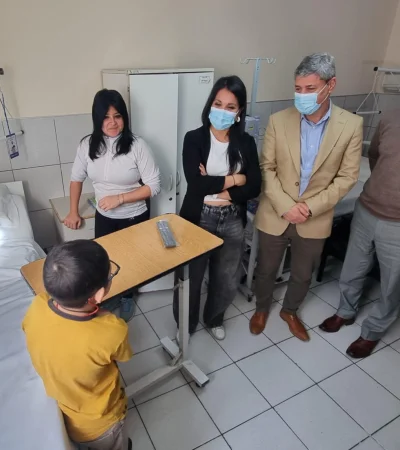 Donación de la Asociación Traspasar al Hospital Fleming.