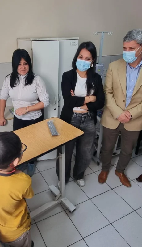 Donación de la Asociación Traspasar al Hospital Fleming.