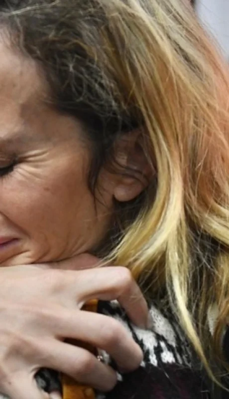 La emoción de Julieta Prandi tras conocer la sentencia/ Fuente: X