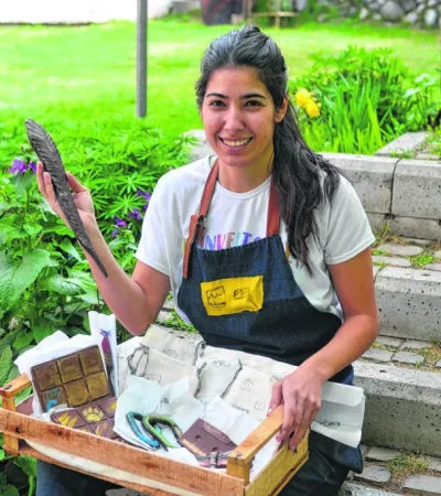 Silvina Pastorutti, creadora de Chocolatorio mendocino/