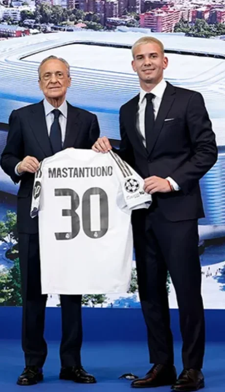Mastantuono usará el dorsal 30 en el Real Madrid, una jugada estratégica del club español.