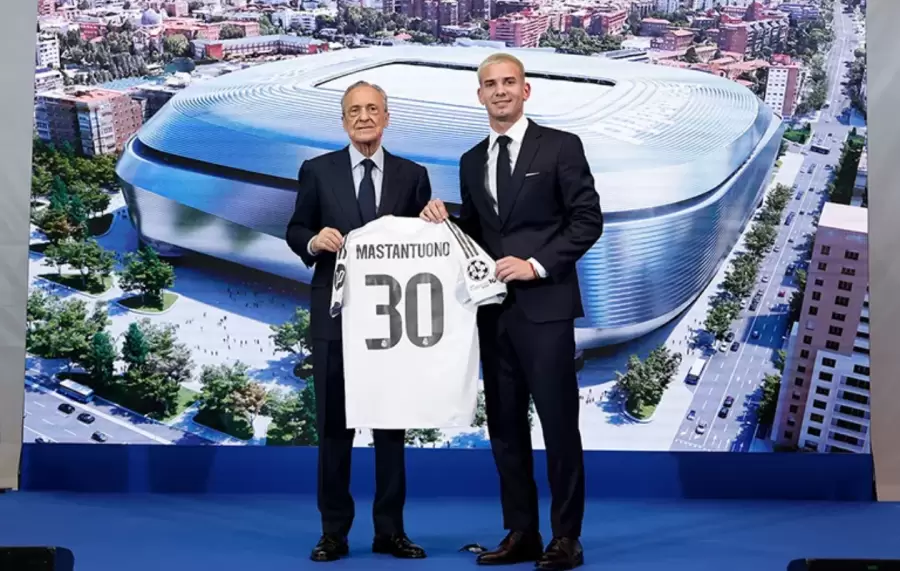 Mastantuono usará el dorsal 30 en el Real Madrid, una jugada estratégica del club español.