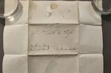 La carta secreta de San Martín que estuvo 200 años escondida en Escocia
