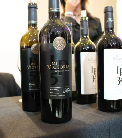La línea de vinos de Leandro Paredes estuvo presente en la Wine Expo Mendoza.