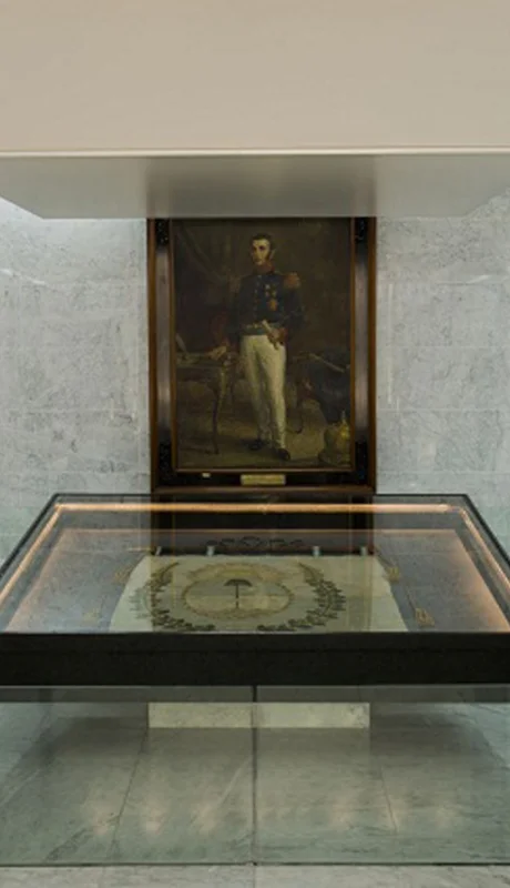 Nuevo cuadro de San Martín en el memorial.