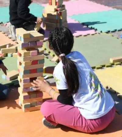 Más de 500 niños participaron de una jornada a puro juego, cultura y encuentro.