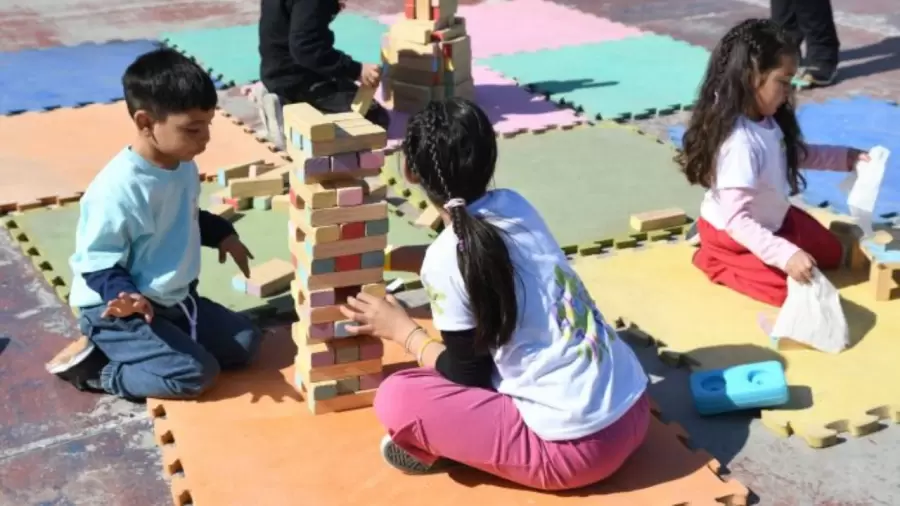 Más de 500 niños participaron de una jornada a puro juego, cultura y encuentro.