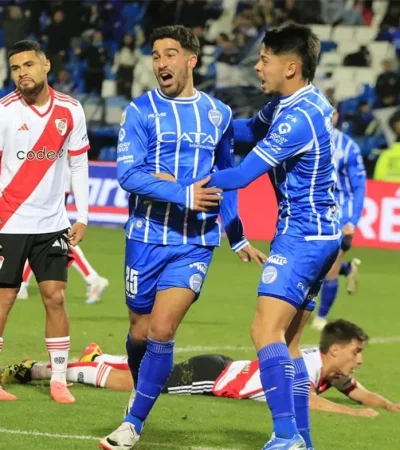 El Tomba visita a River en el Más Monumental.