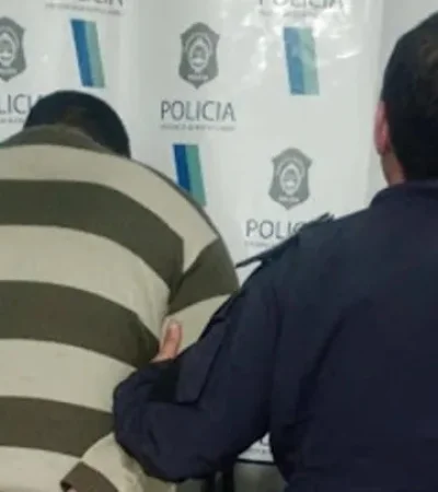 El sujeto fue detenido por la Policía. (Imagen: gentileza Crónica)