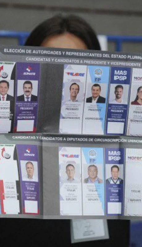 Elecciones en Bolivia.