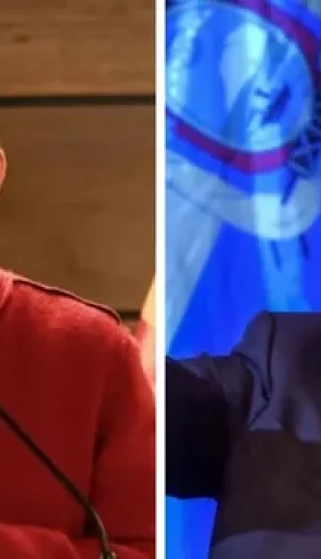 Rodrigo Paz y Jorge Quiroga.