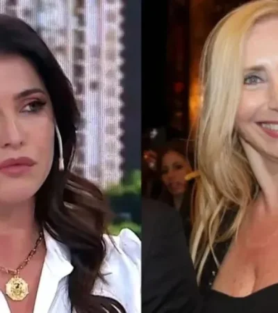 Pamela David y Karina Milei.