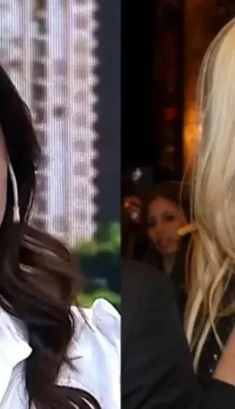 Pamela David y Karina Milei.