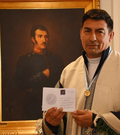 Julio Alvarado se ganó el derecho a tener el Pasaporte Nacional Sanmartiniano.