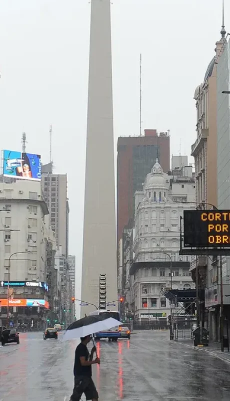 Lluvias en Buenos Aires.